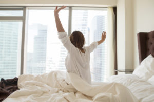 how to wake up rested